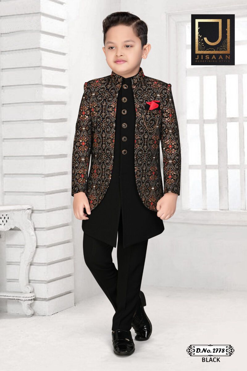 Buy Boys' Indo Western Coat Suits in Indore – Wedding & Party Sets