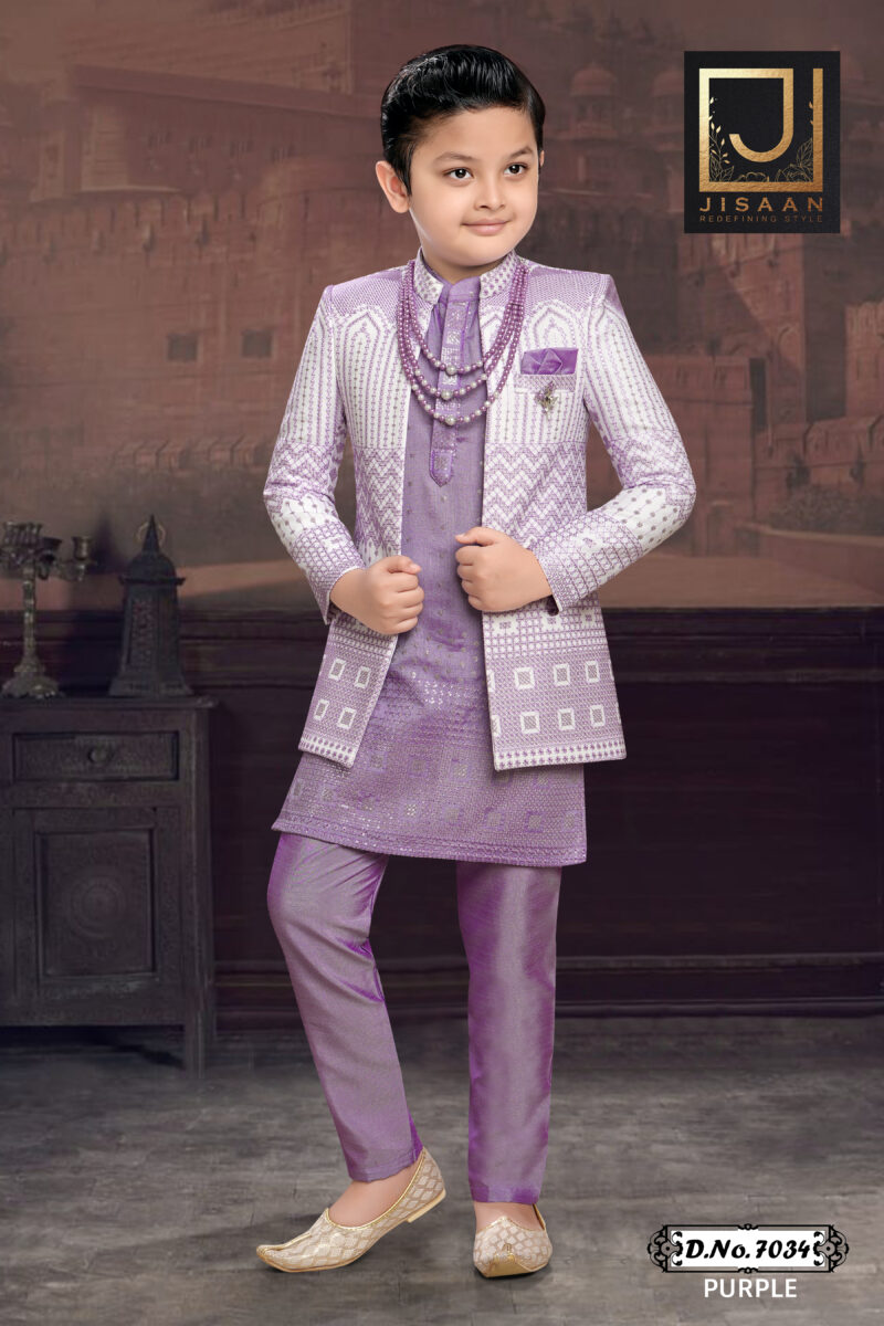 Buy Boys' Indo Western Coat Suits in Indore – Wedding & Party Sets