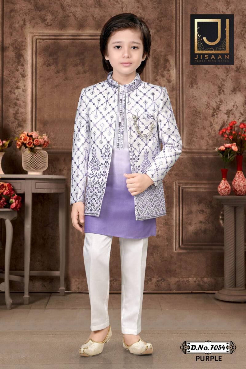 Buy Boys' Indo Western Coat Suits in Indore – Wedding & Party Sets