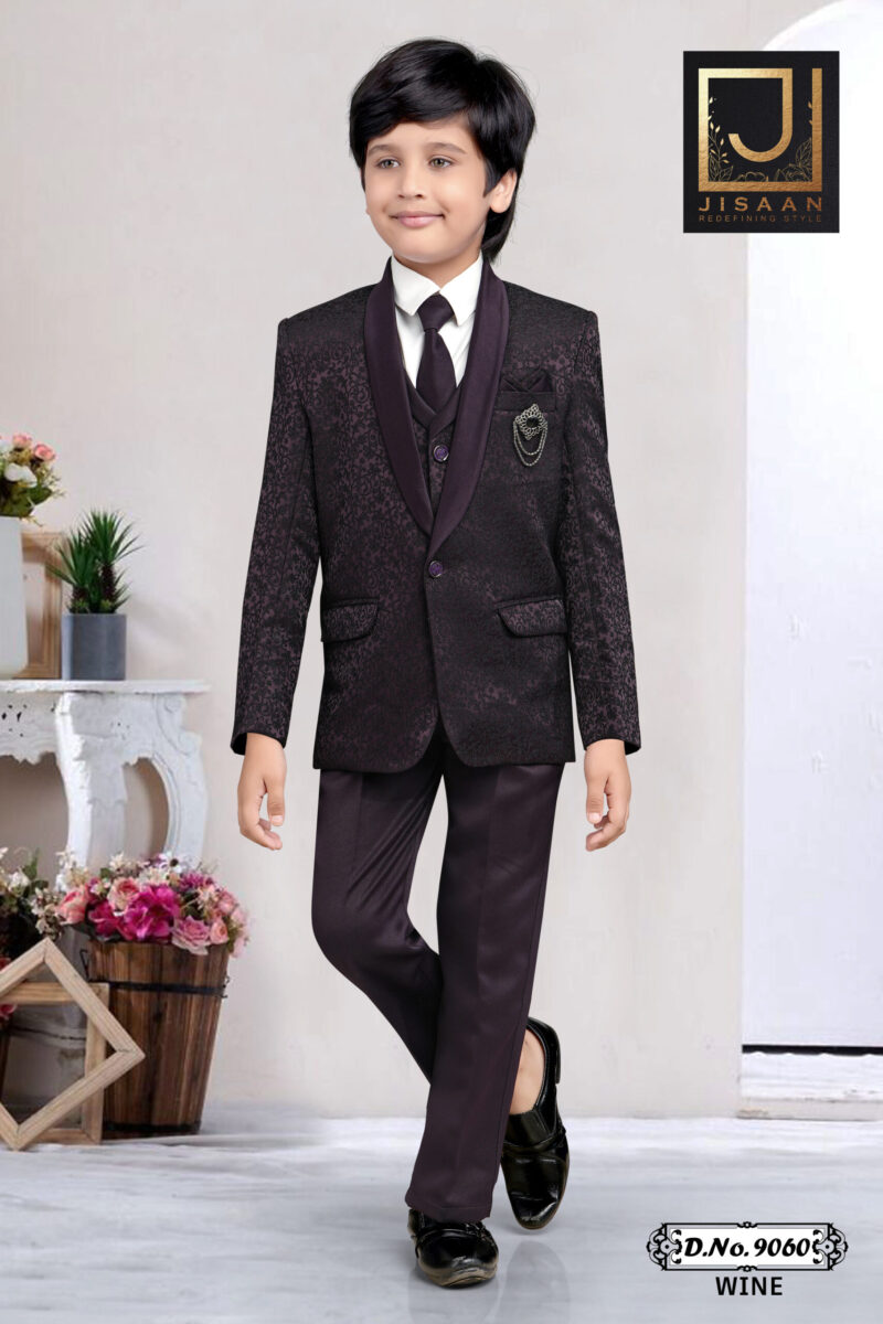 Buy Boys' Coat Suits in Indore – Ethnic, Wedding & Party Wear |5 Piece Sets